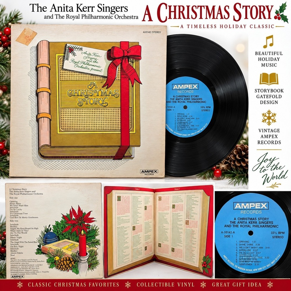 Anita Kerr Singers A Christmas Story LP Ampex A-10142 Royal Philharmonic Stereo
